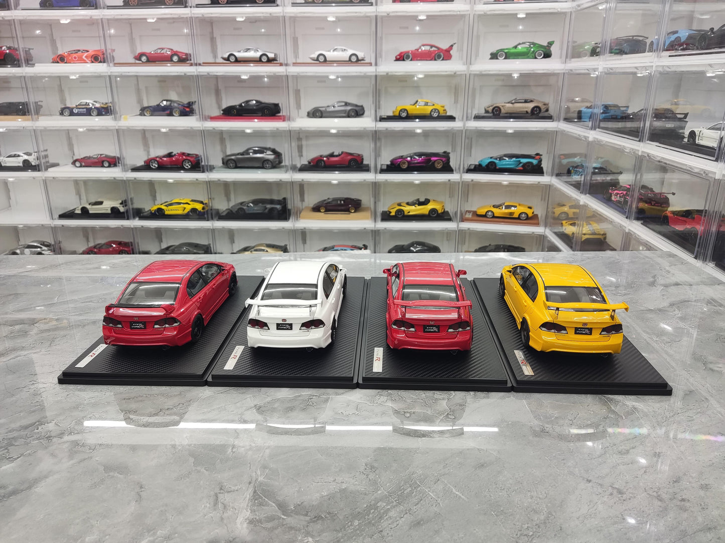 1:18 scale Honda Civic FD2 TYPE R resin model car collection display piece