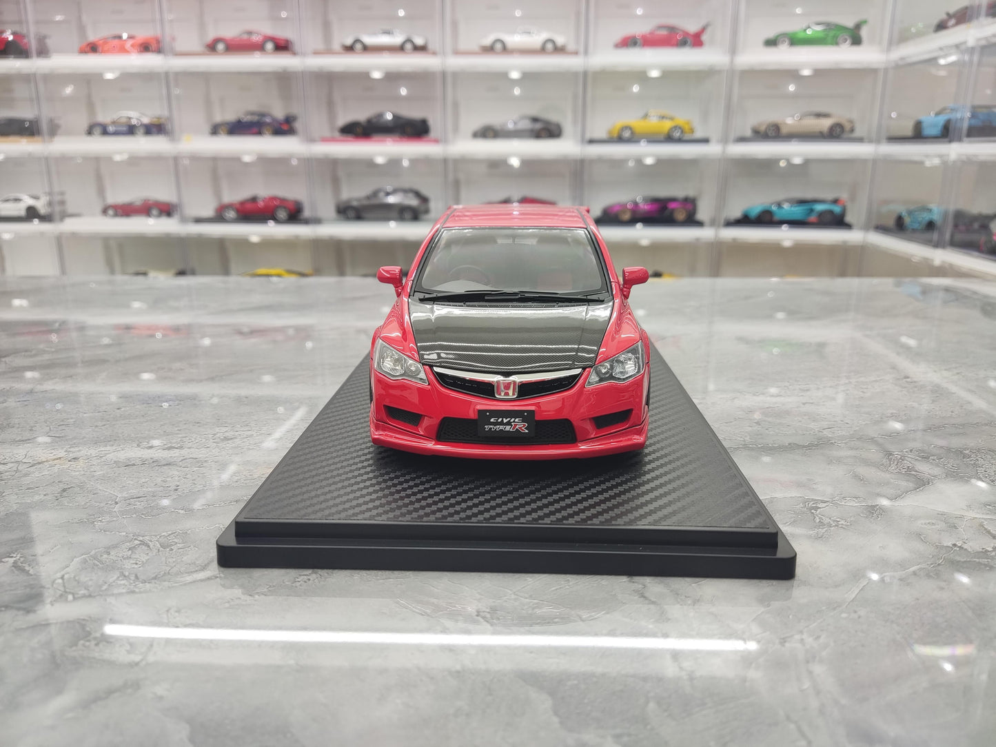 1:18 scale Honda Civic FD2 TYPE R resin model car collection display piece