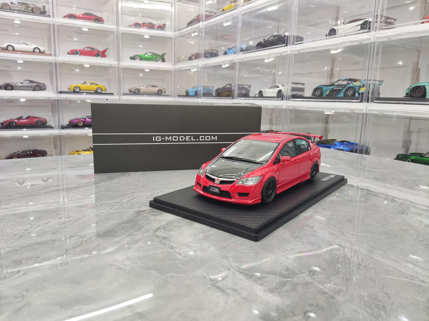 1:18 scale Honda Civic FD2 TYPE R resin model car collection display piece