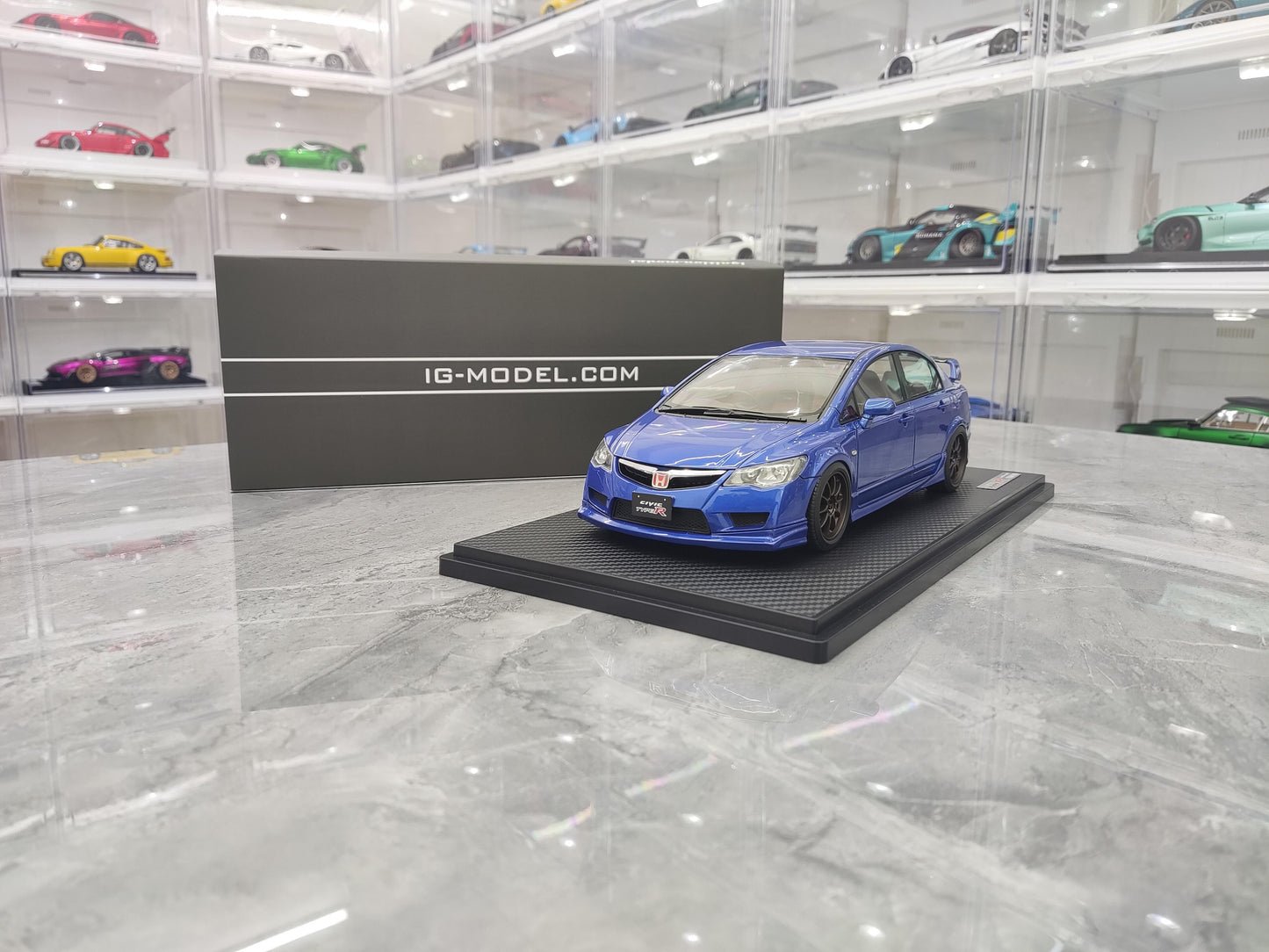 1:18 scale Honda Civic FD2 TYPE R resin model car collection display piece
