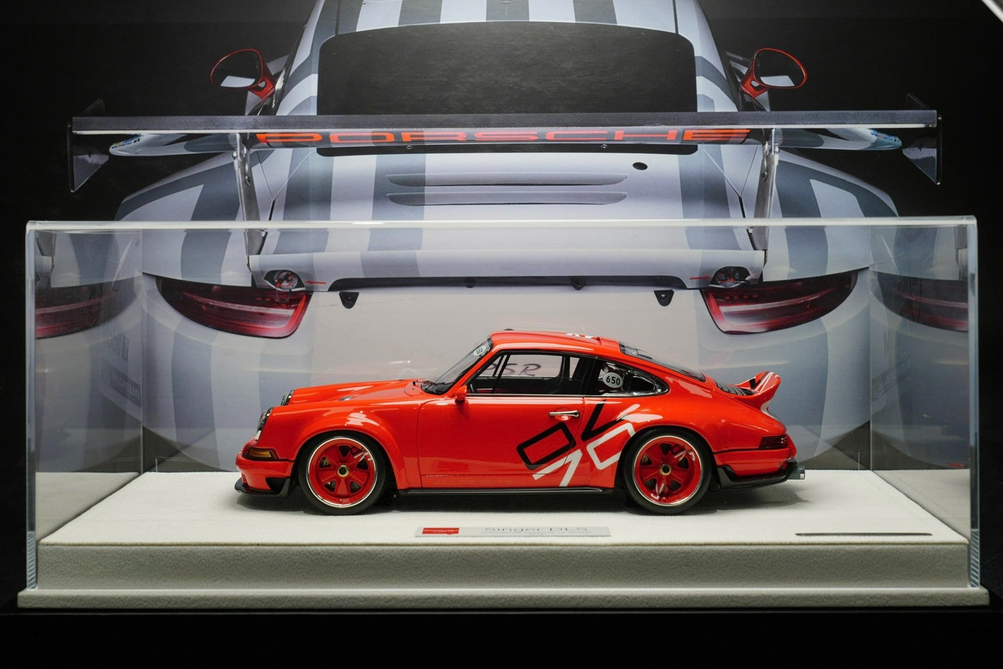Make up 1:18 Scale Porsche 964 Singer DLS Resin Diecast Model Car! 70th Anniversary Goodwood Edition in Chinese Red! With English Decals! Limited to 120 pieces! Brand New In Stock! Special Price!