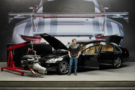 Mercedes Benz W221 S600L alloy full open car model! Classic body obsidian black with beige interior! Limited to 99 units! Collect the best!