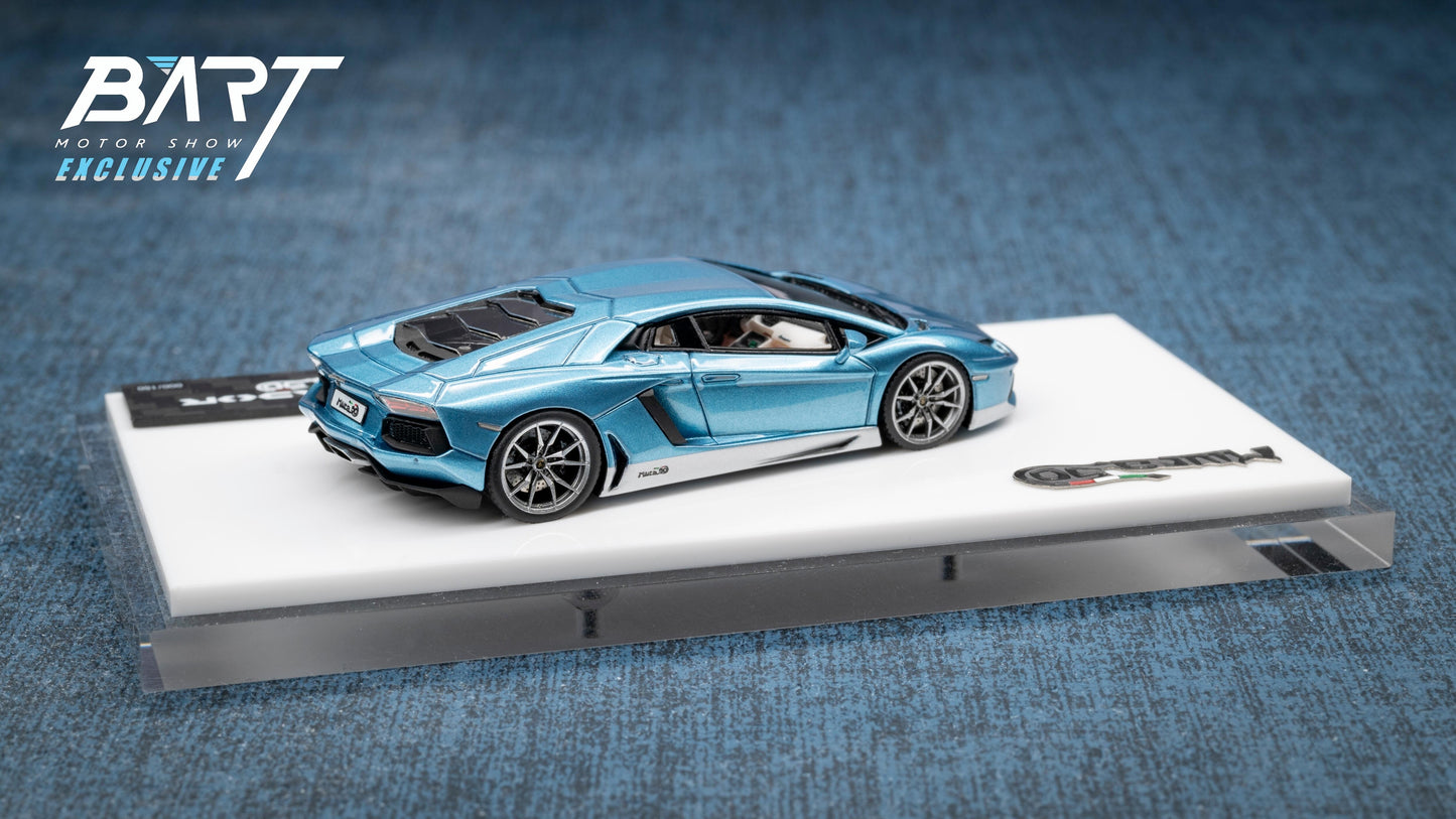 Tardis&Bart Motorshow 1:64 AVENTADOR LP700-4 Diecast Model Car Resin Limited edition