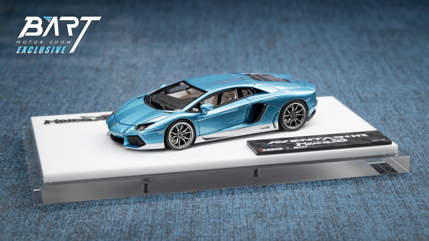 Tardis&Bart Motorshow 1:64 AVENTADOR LP700-4 Diecast Model Car Resin Limited edition