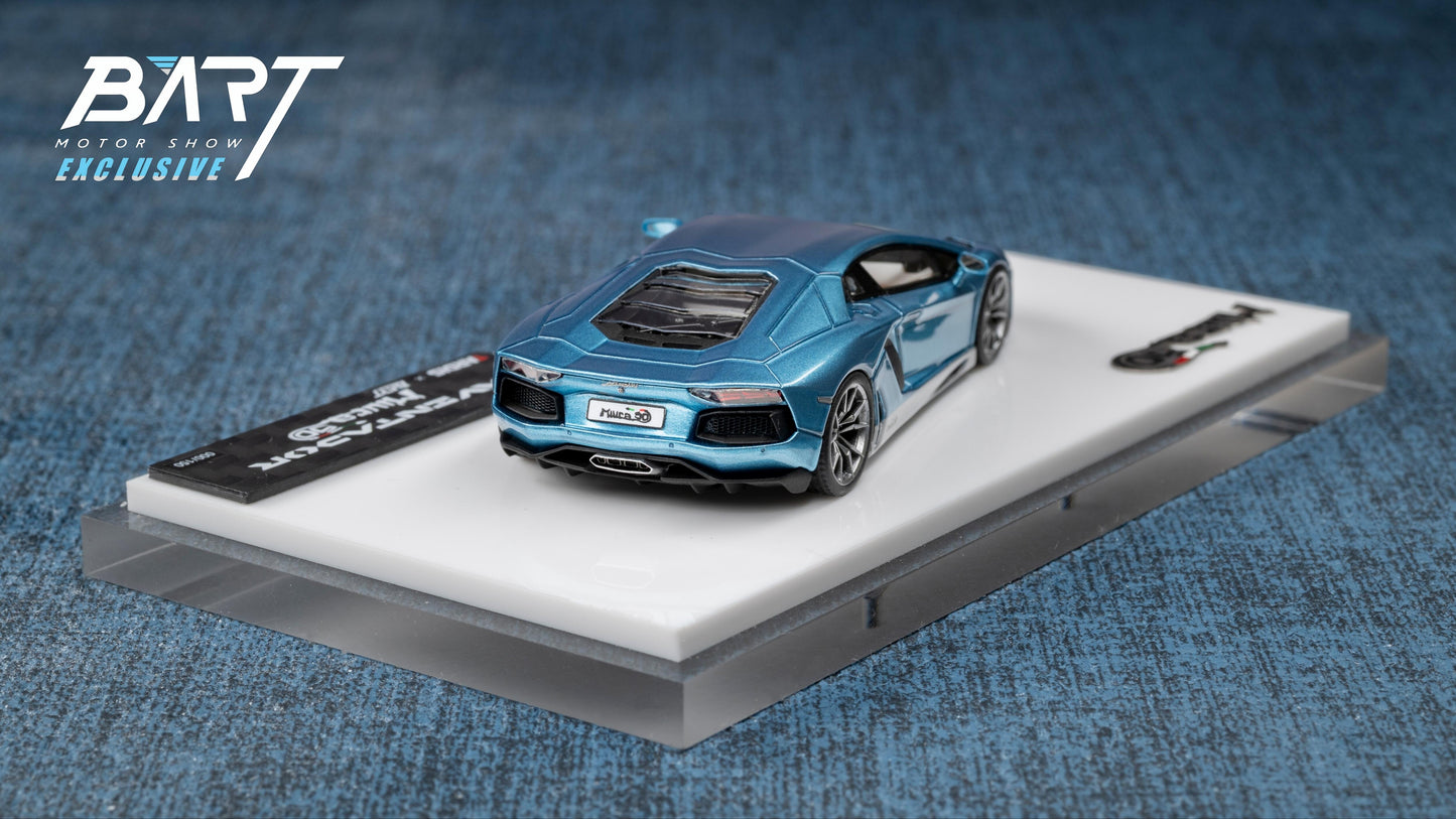 Tardis&Bart Motorshow 1:64 AVENTADOR LP700-4 Diecast Model Car Resin Limited edition