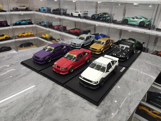 IG Toyota AE86 RWB wide body simulation resin car model collection display piece gift 1:18