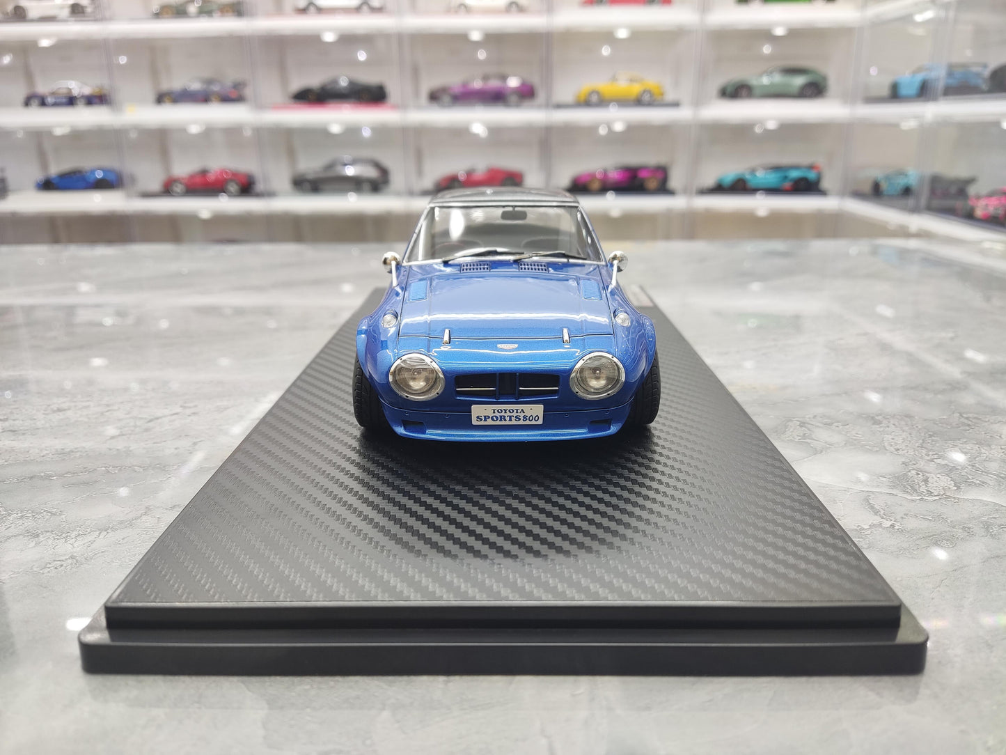 IG Toyota Sports 800 Resin Model Car Collection Display Piece for Adults 1:18 Gift