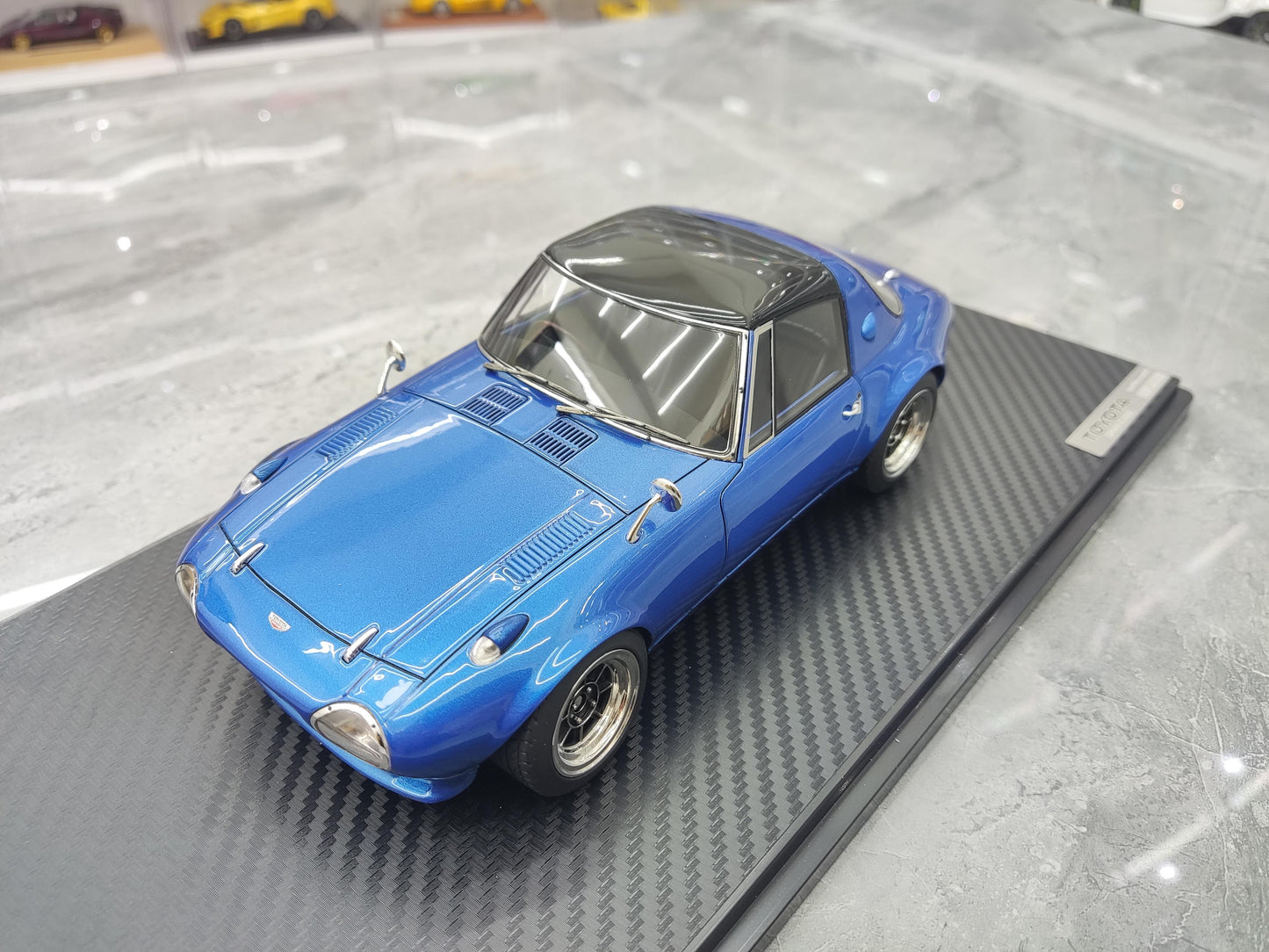 IG Toyota Sports 800 Resin Model Car Collection Display Piece for Adults 1:18 Gift