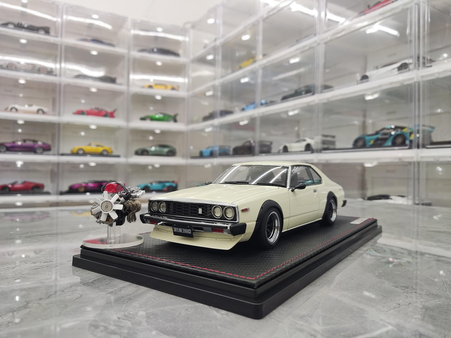 IG Nissan Skyline 2000 GTES C210 1:18 resin car model simulation