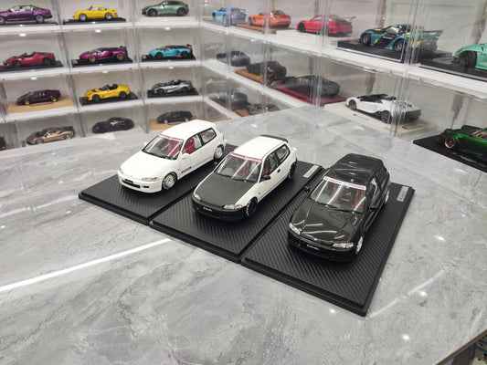 IG 1:18 scale resin car model collection of Honda Civic EG6 for display and gift