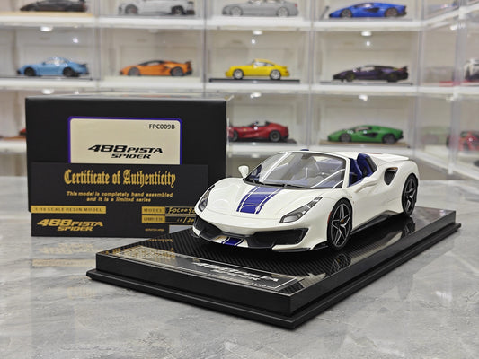DM MODEL 1:18 488 Pista Spider Diecast Model Car Resin Limited edition New product
