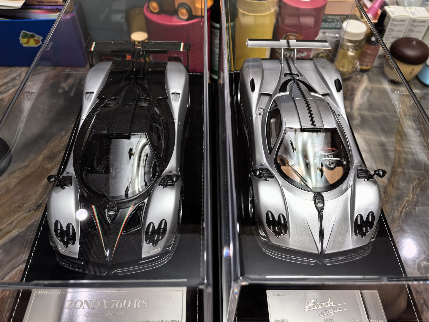 HH MODEL 1:18 ZONDA760 Cinque Diecast Model Car Resin Limited edition New product