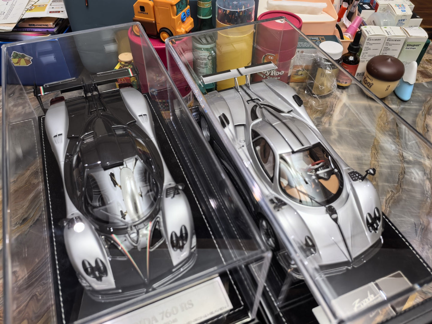 HH MODEL 1:18 ZONDA760 Cinque Diecast Model Car Resin Limited edition New product