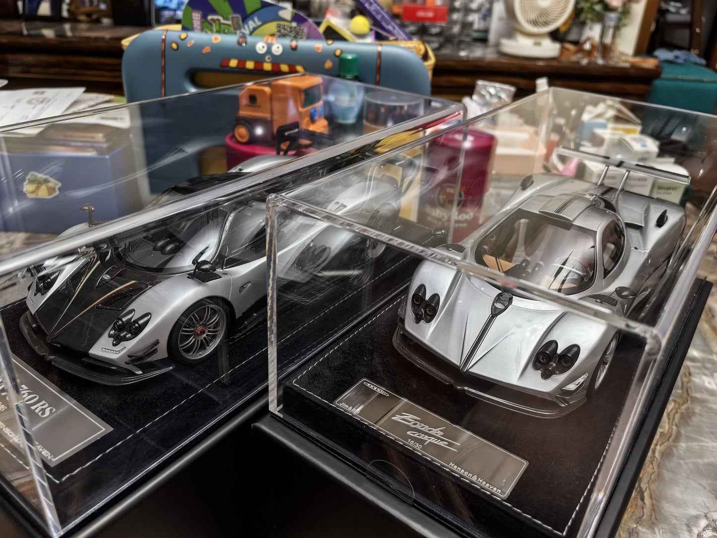 HH MODEL 1:18 ZONDA760 Cinque Diecast Model Car Resin Limited edition New product