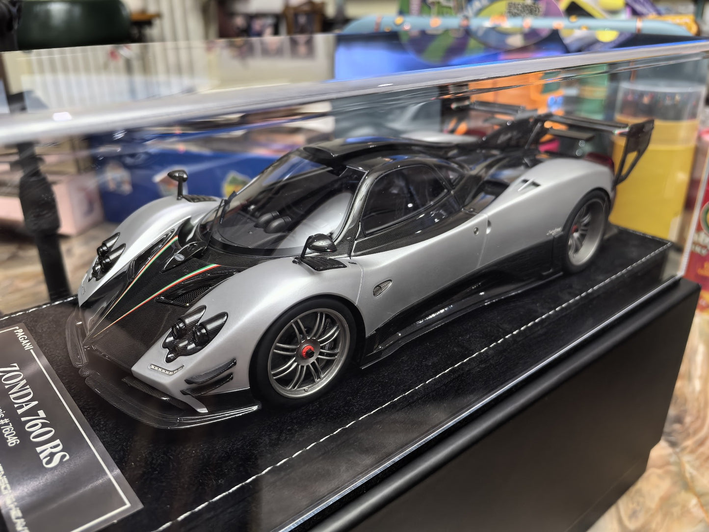 HH MODEL 1:18 ZONDA760 Cinque Diecast Model Car Resin Limited edition New product
