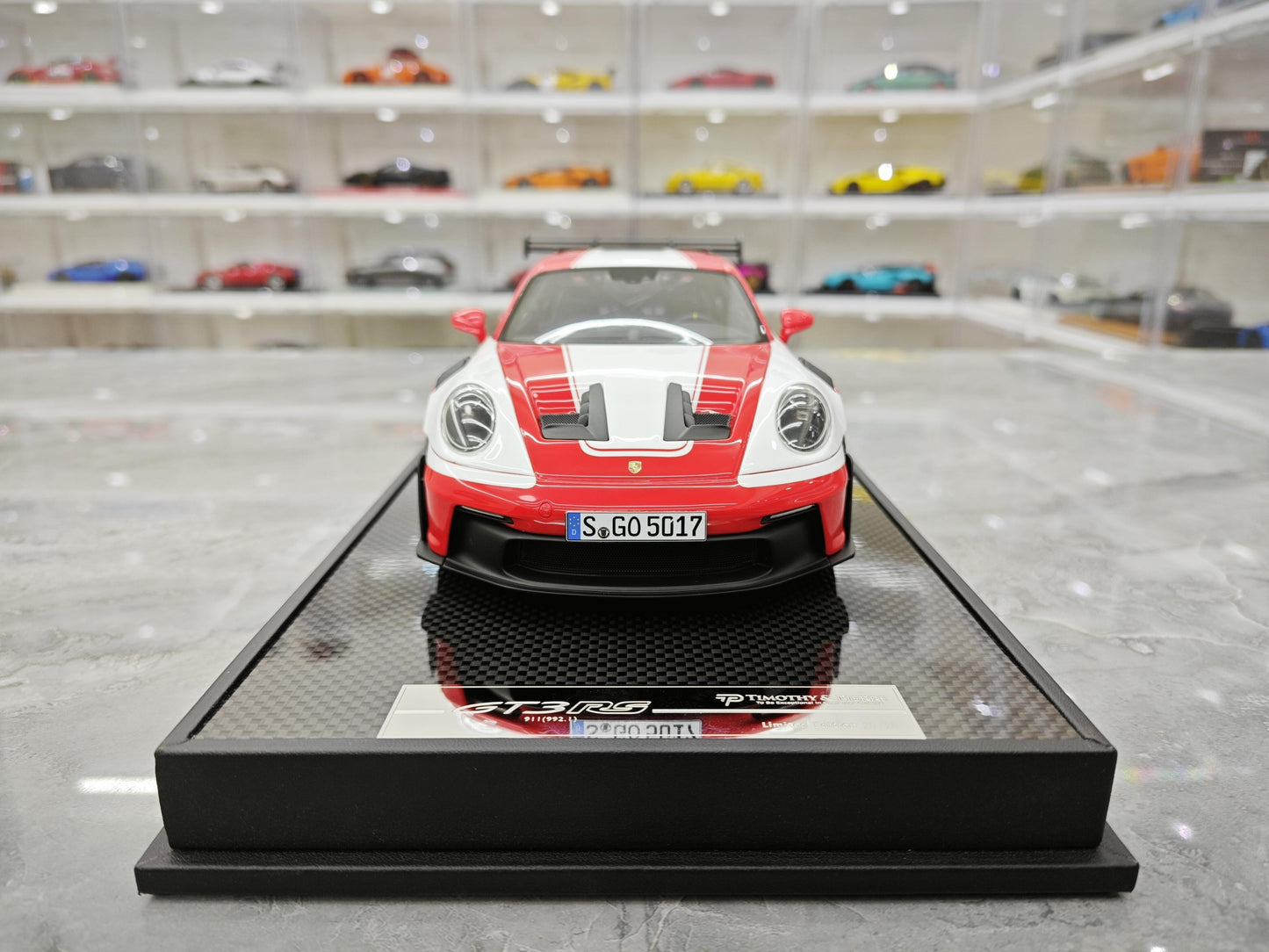 TP Porsche 992 GT3 RS Enhanced Edition Limited Edition Resin Model Car Collection Display Piece 1:18