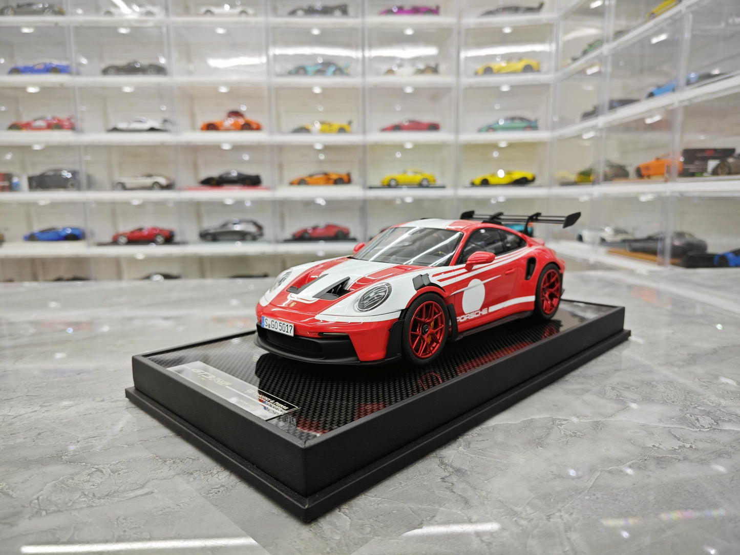 TP Porsche 992 GT3 RS Enhanced Edition Limited Edition Resin Model Car Collection Display Piece 1:18