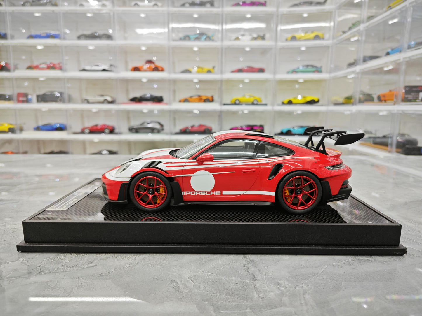 TP Porsche 992 GT3 RS Enhanced Edition Limited Edition Resin Model Car Collection Display Piece 1:18