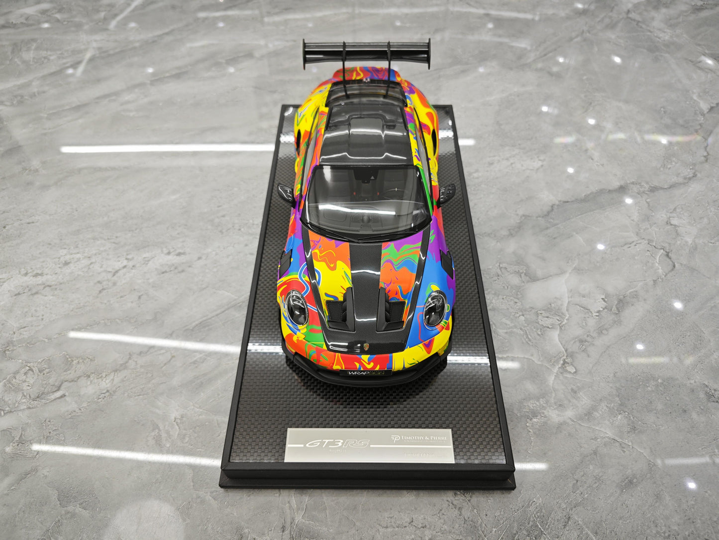 TP Porsche 911 992.1 GT3 RS Limited Edition Replica Resin Car Model Collection 1 18
