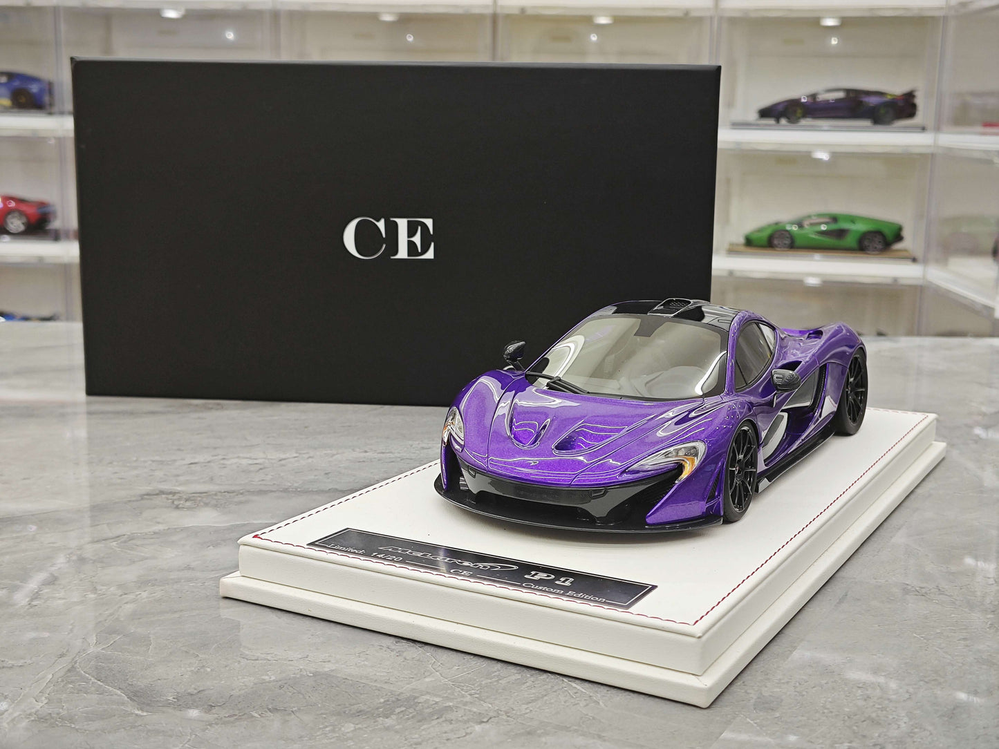 CE Mclaren P1 Limited Edition Resin Model Car 1:18 Collection Display Piece Supercar