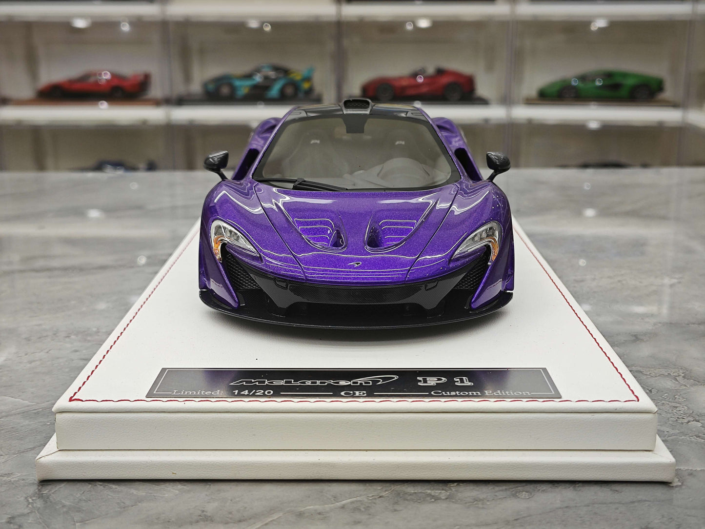 CE Mclaren P1 Limited Edition Resin Model Car 1:18 Collection Display Piece Supercar