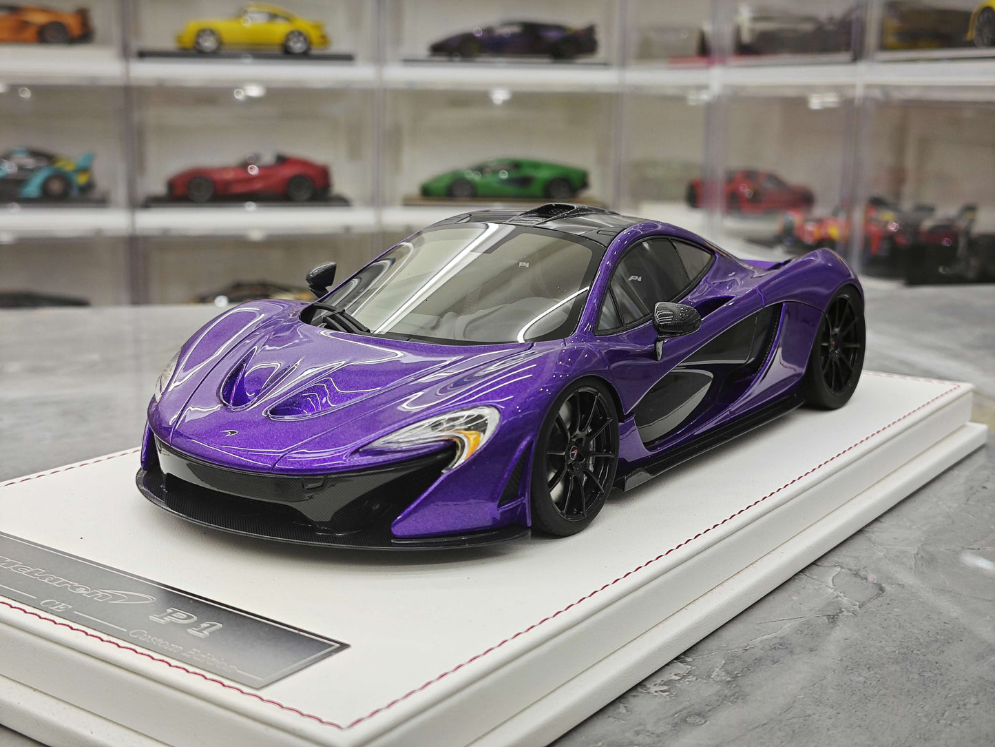 CE Mclaren P1 Limited Edition Resin Model Car 1:18 Collection Display Piece Supercar