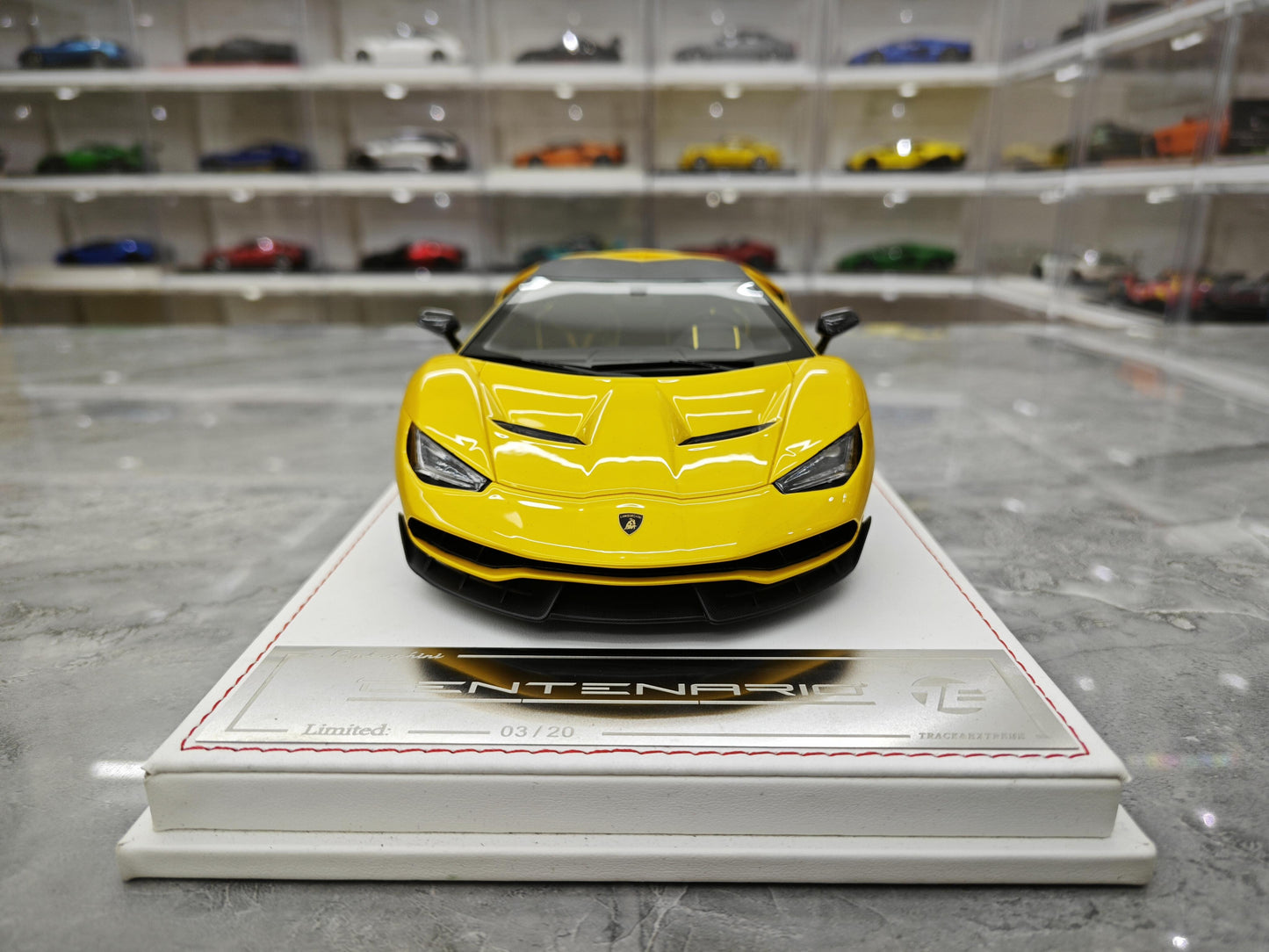 TE Lamborghini LP770-4 Centenario Limited Edition Resin Model Car 1:18 Collection