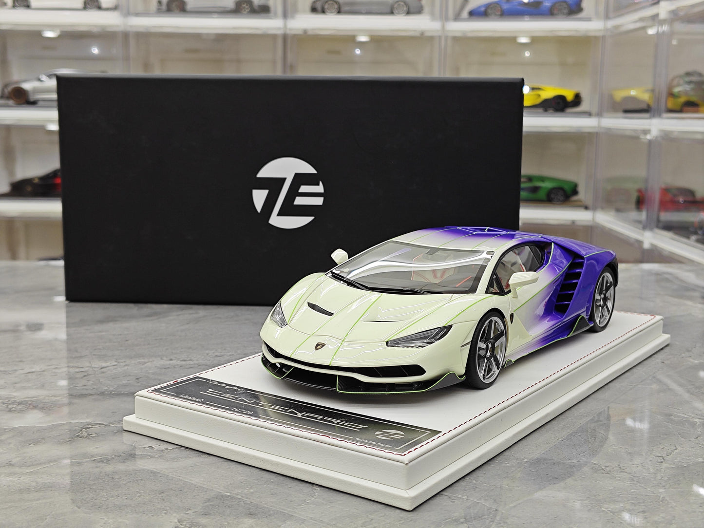 TE Lamborghini LP770-4 Centenario Limited Edition Resin Model Car 1:18 Display Piece