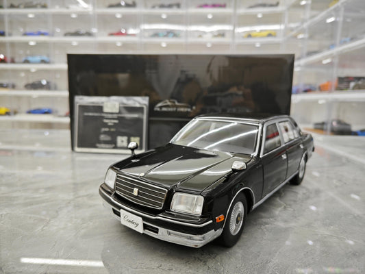 AR Toyota Century 1997 Black alloy metal car model 1:18 collection display piece
