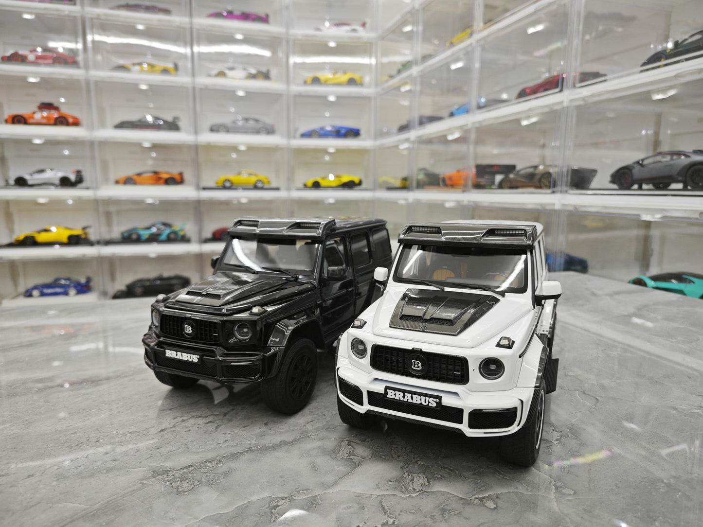 AR 2023 Mercedes-Benz G63 Brabus 800 4X4 alloy metal car model 1:18 limited