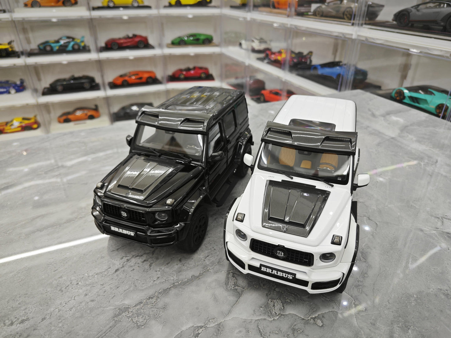 AR 2023 Mercedes-Benz G63 Brabus 800 4X4 alloy metal car model 1:18 limited
