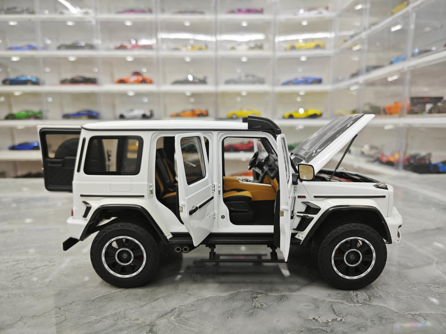 AR 2023 Mercedes-Benz G63 Brabus 800 4X4 alloy metal car model 1:18 limited