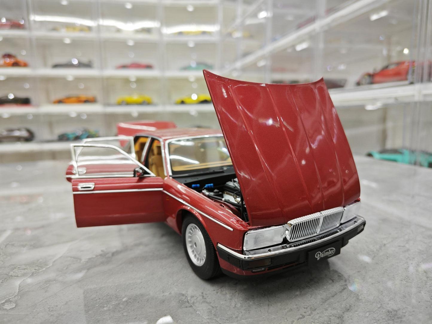 AR Jaguar XJ6 XJ40 alloy metal car model collection display piece 1:18 gift