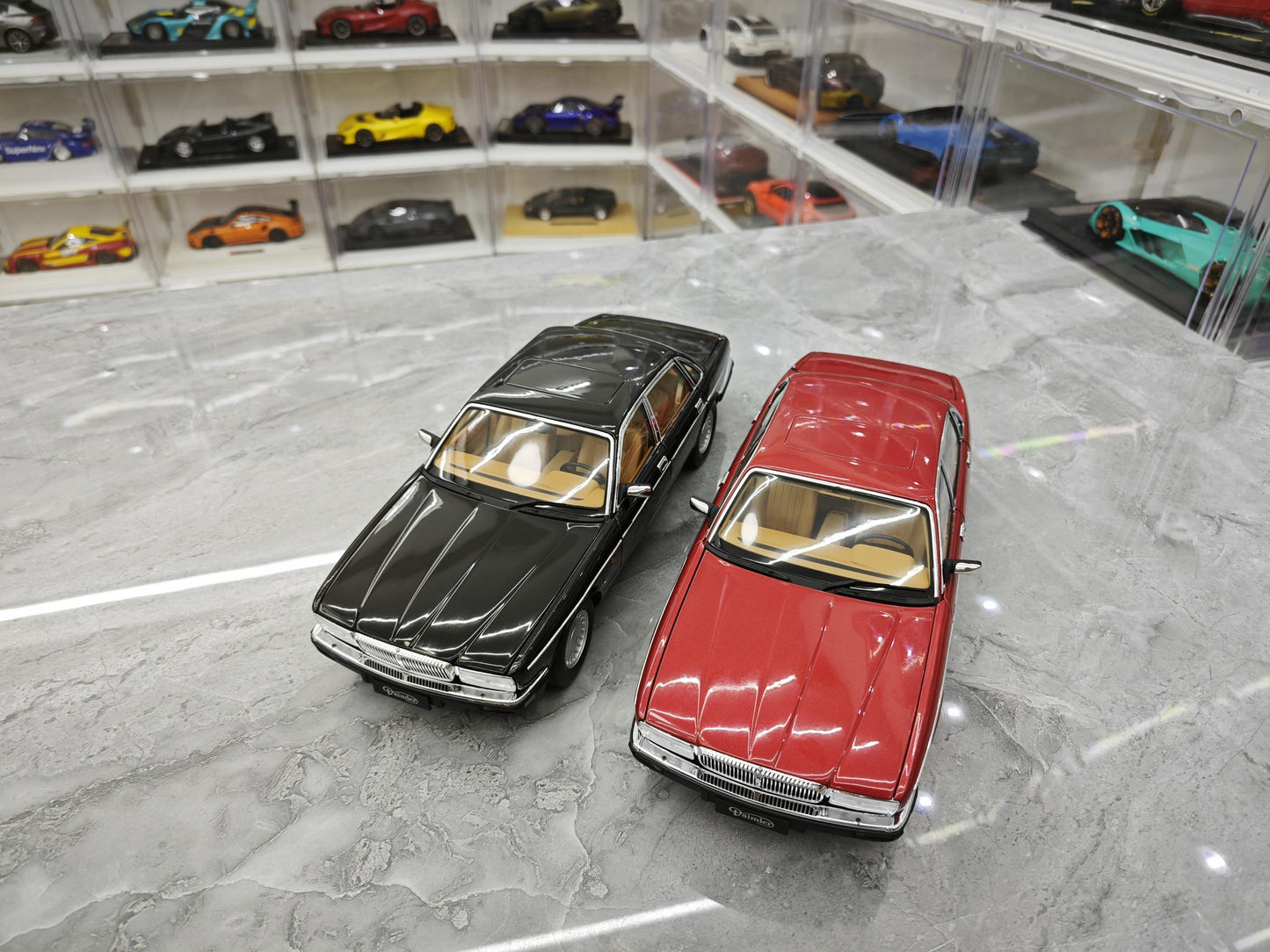 AR Jaguar XJ6 XJ40 alloy metal car model collection display piece 1:18 gift