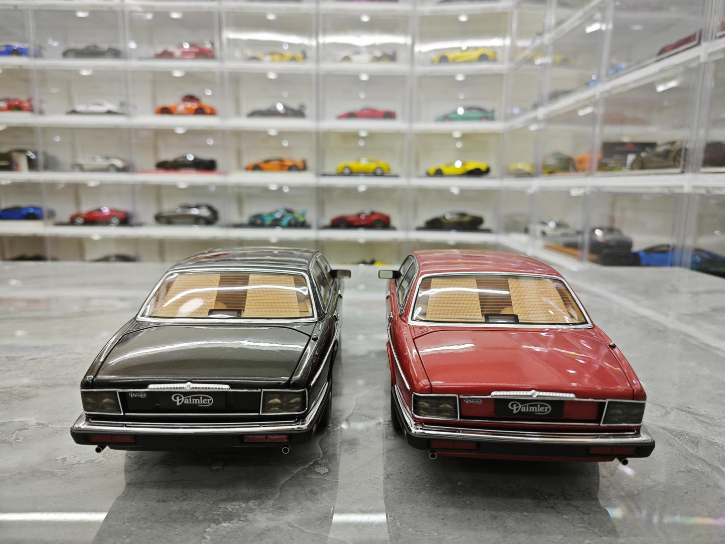 AR Jaguar XJ6 XJ40 alloy metal car model collection display piece 1:18 gift