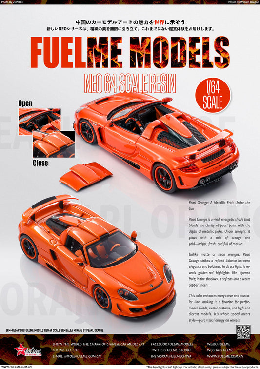 Fuelme 1:64 MGT Diecast Model Car Resin Limited edition