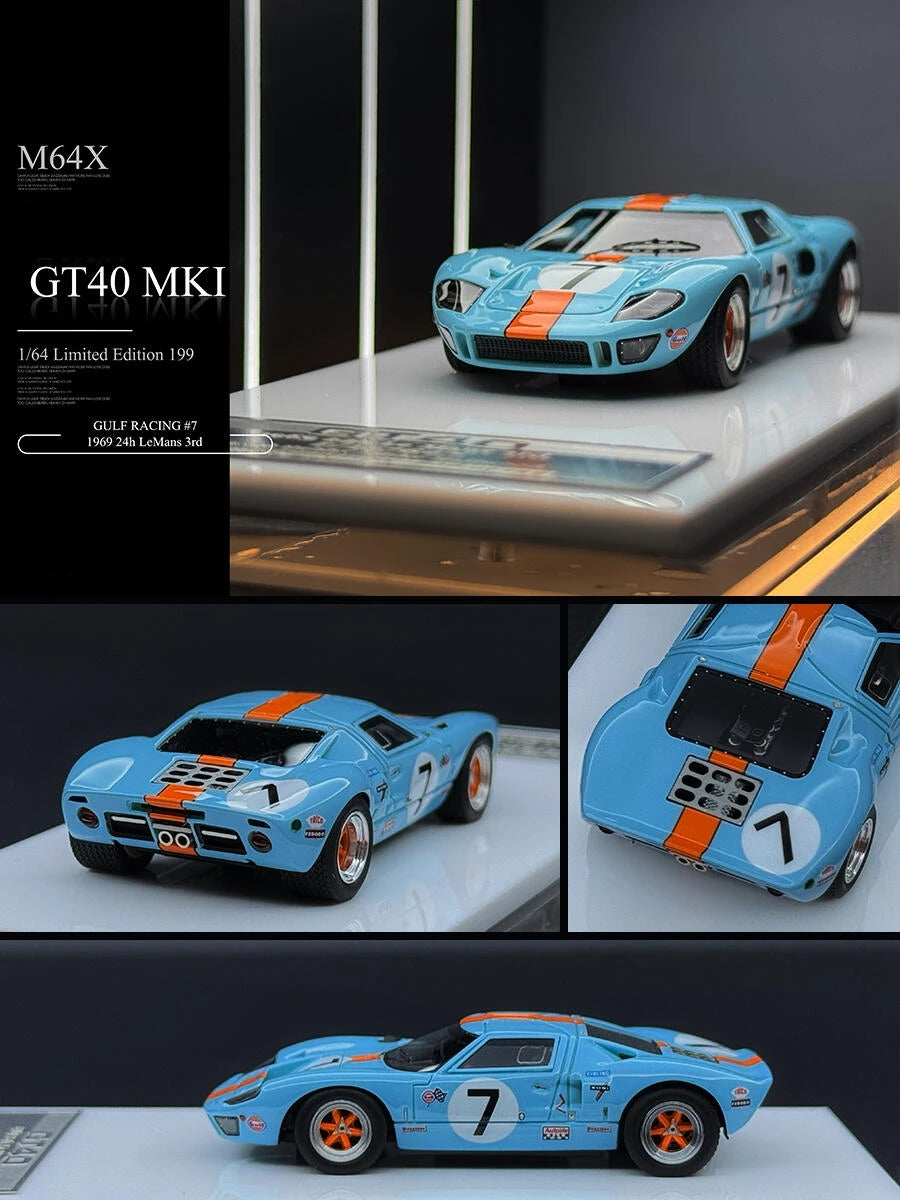 SCM MY64 1:64 GT40 Le Mans winner Diecast Model Car Resin Limited edition
