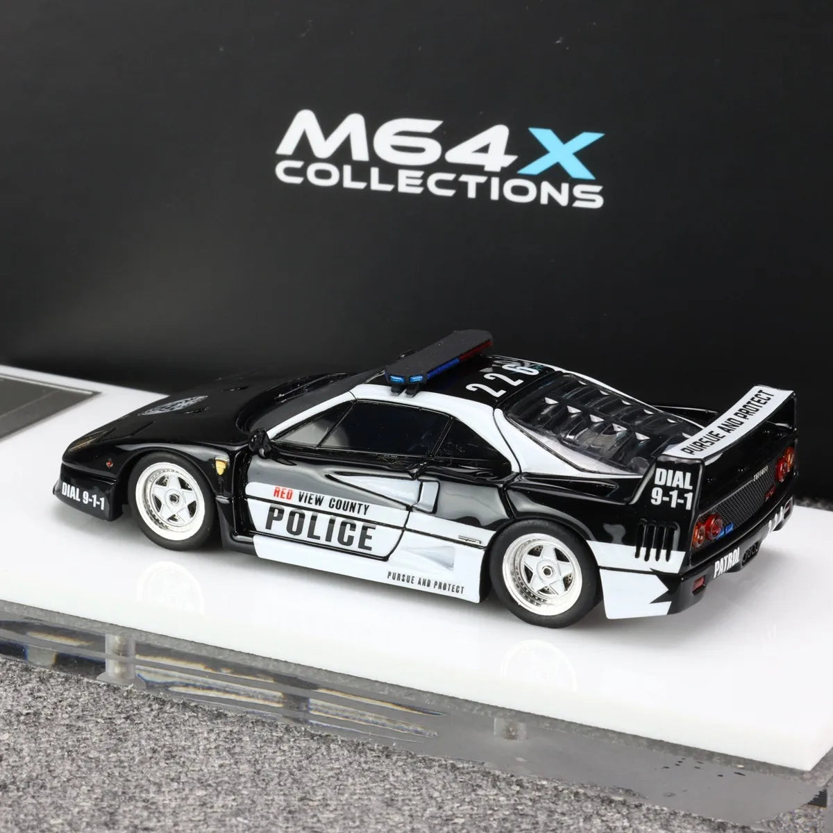 SCM MY64 1:64 F40 RCPD Diecast Model Car Limited edition Collectible Hobbies Gifts