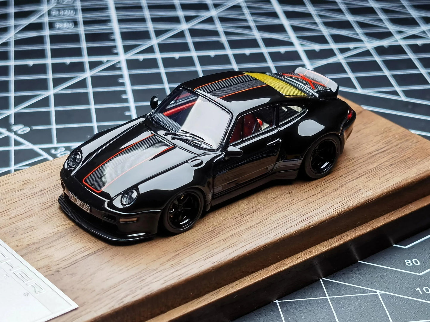 MY64&GW 1:64 Gunther Werks 911 400R Diecast Model Car Resin Limited edition