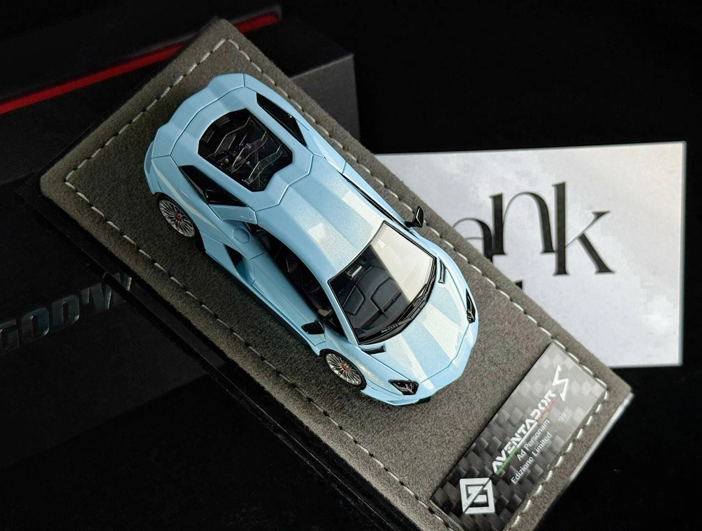 GW God Wealth 1:64 Aventador S 740-4 Diecast Model Car Resin Limited edition