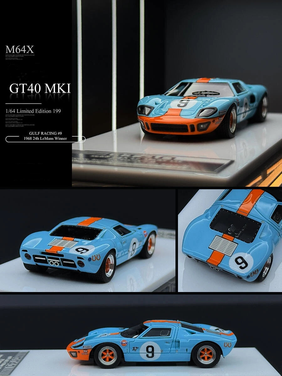 SCM MY64 1:64 GT40 Le Mans winner Diecast Model Car Resin Limited edition