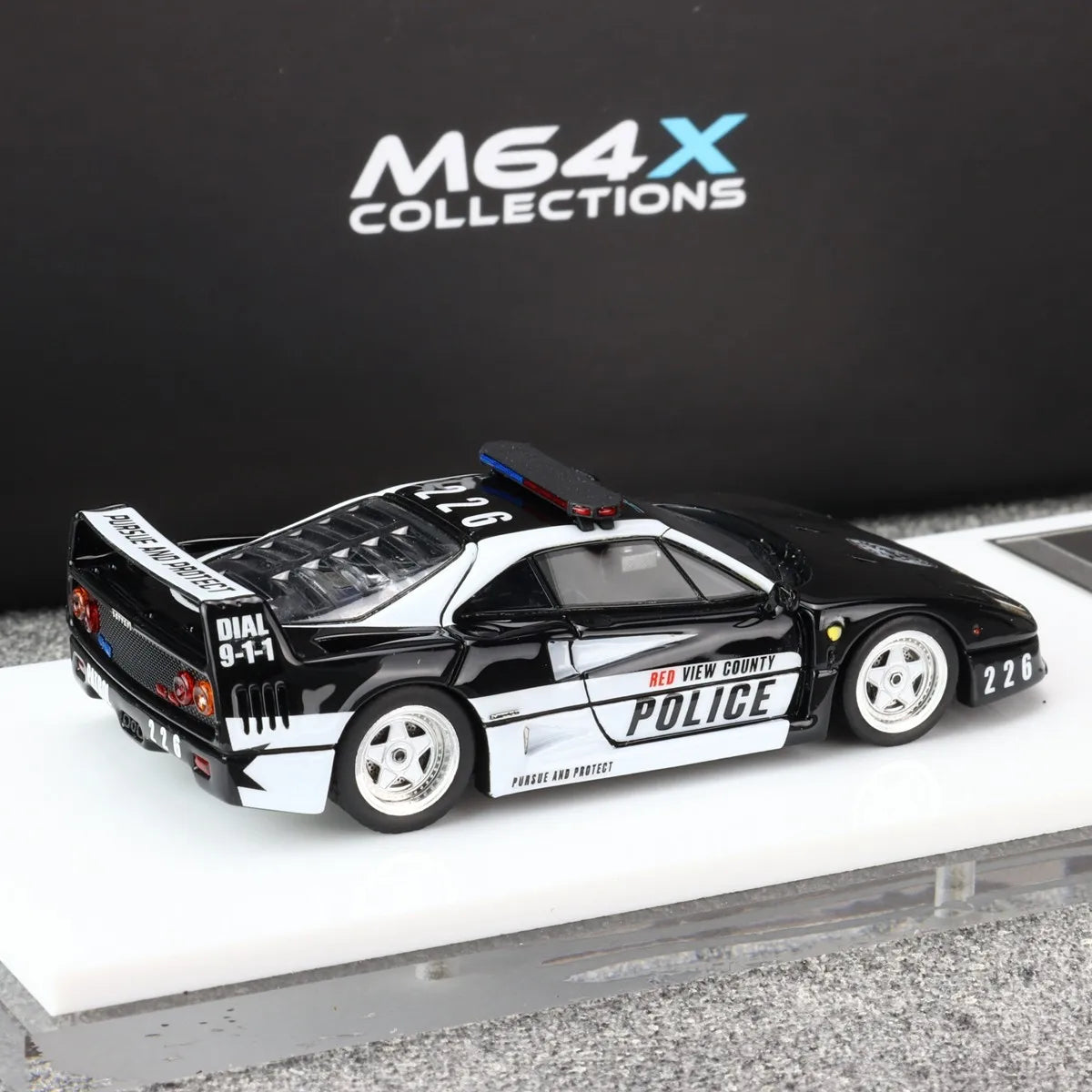 SCM MY64 1:64 F40 RCPD Diecast Model Car Limited edition Collectible Hobbies Gifts
