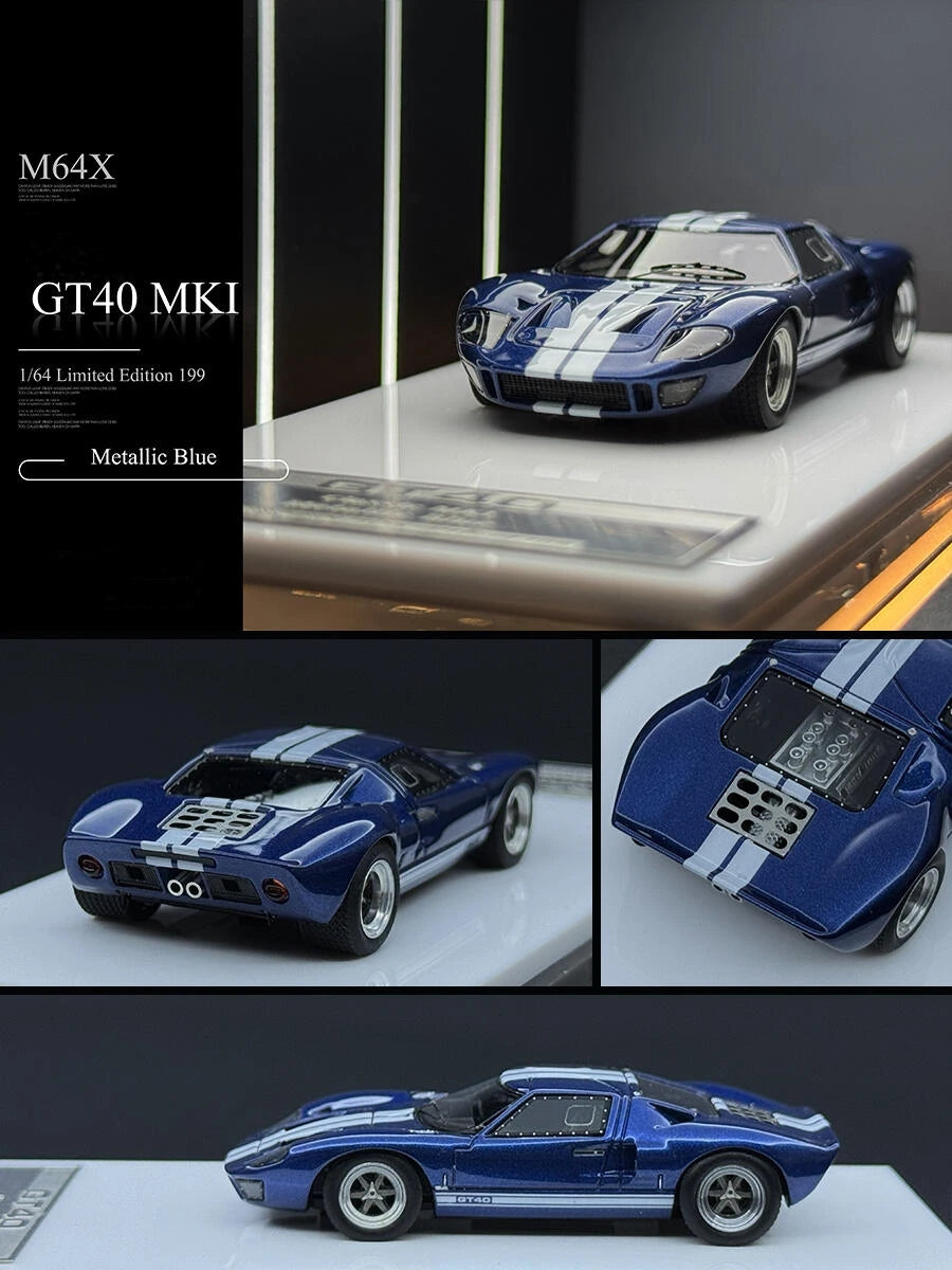 SCM MY64 1:64 GT40 Le Mans winner Diecast Model Car Resin Limited edition