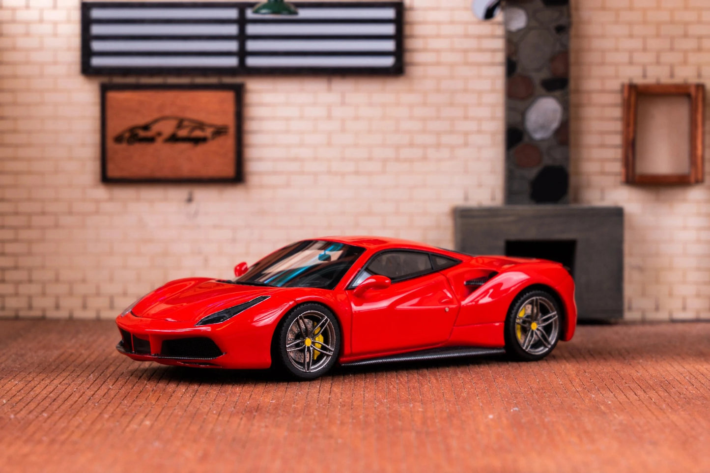 CL Cars Lounge 1:64 488GTB Diecast Model Car Resin Limited edition Collection