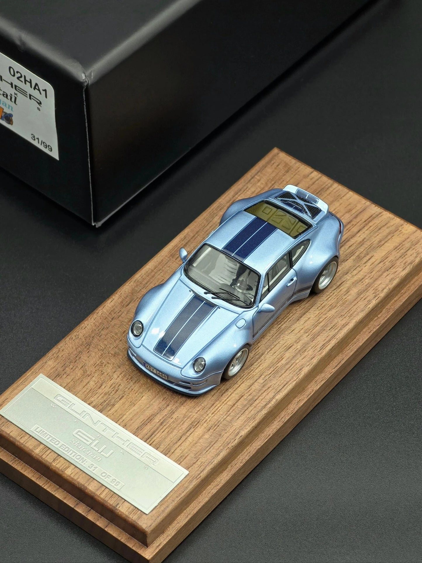 MY64&GW 1:64 Gunther Werks 911 400R Diecast Model Car Resin Limited edition