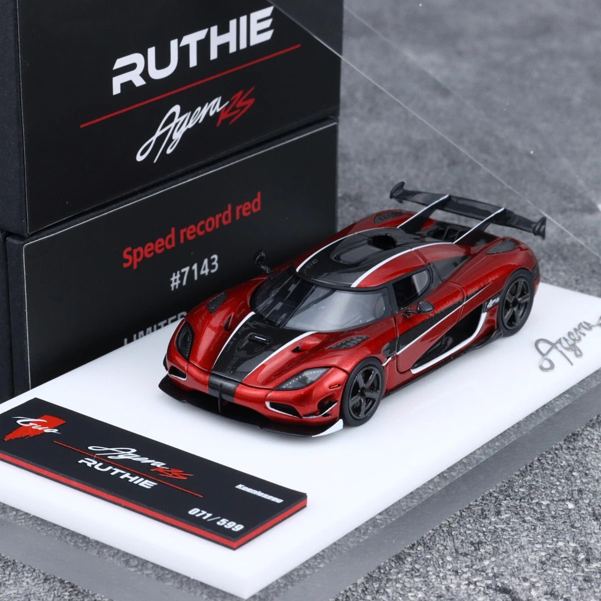 Tardis New product 1:64 Agera RS Diecast Model Car Resin Limited edition