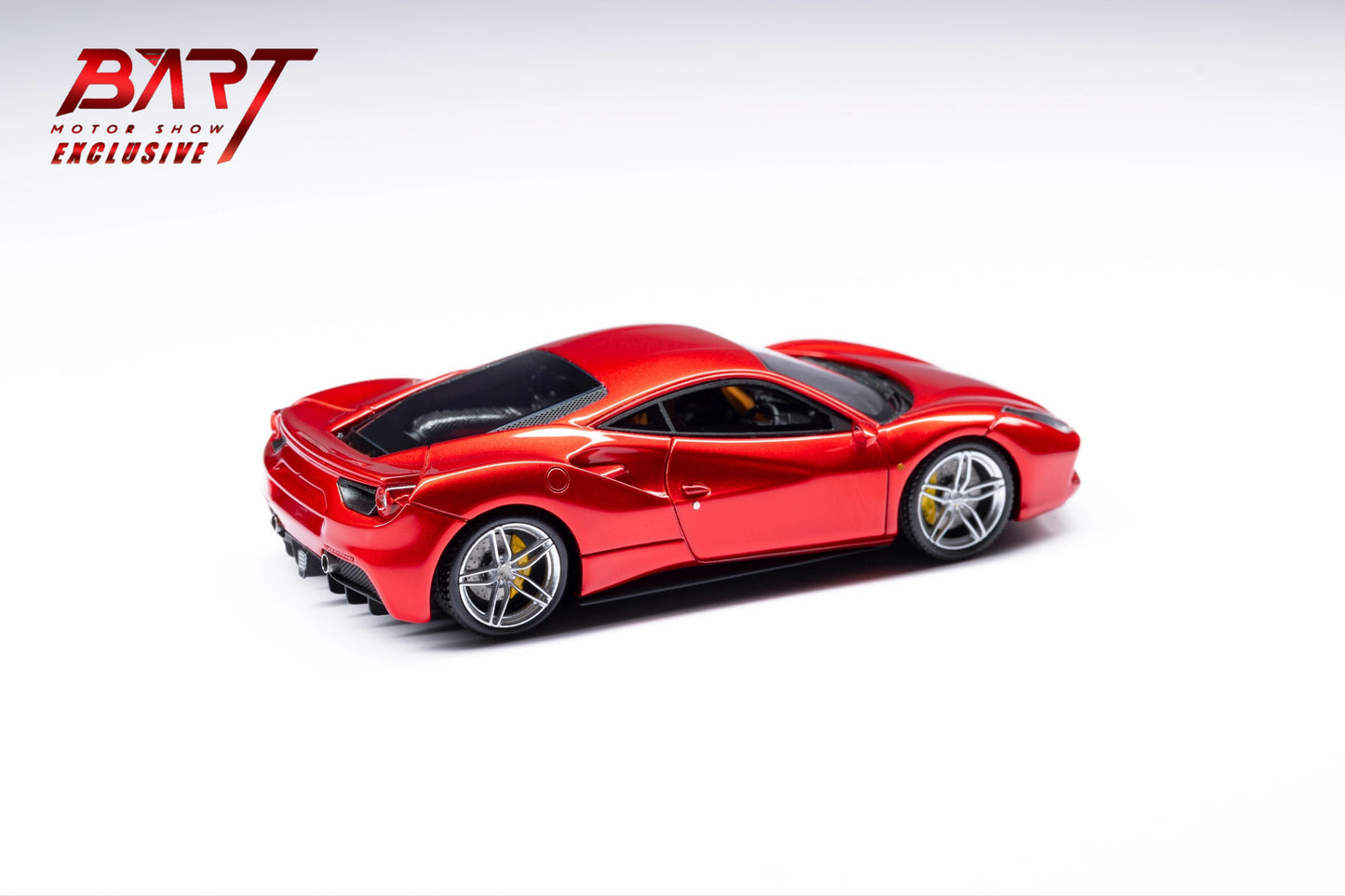 CL Cars Lounge&Bart.M 1:64 488GTB Volcanic red Diecast Model Car Resin Limited edition Collection