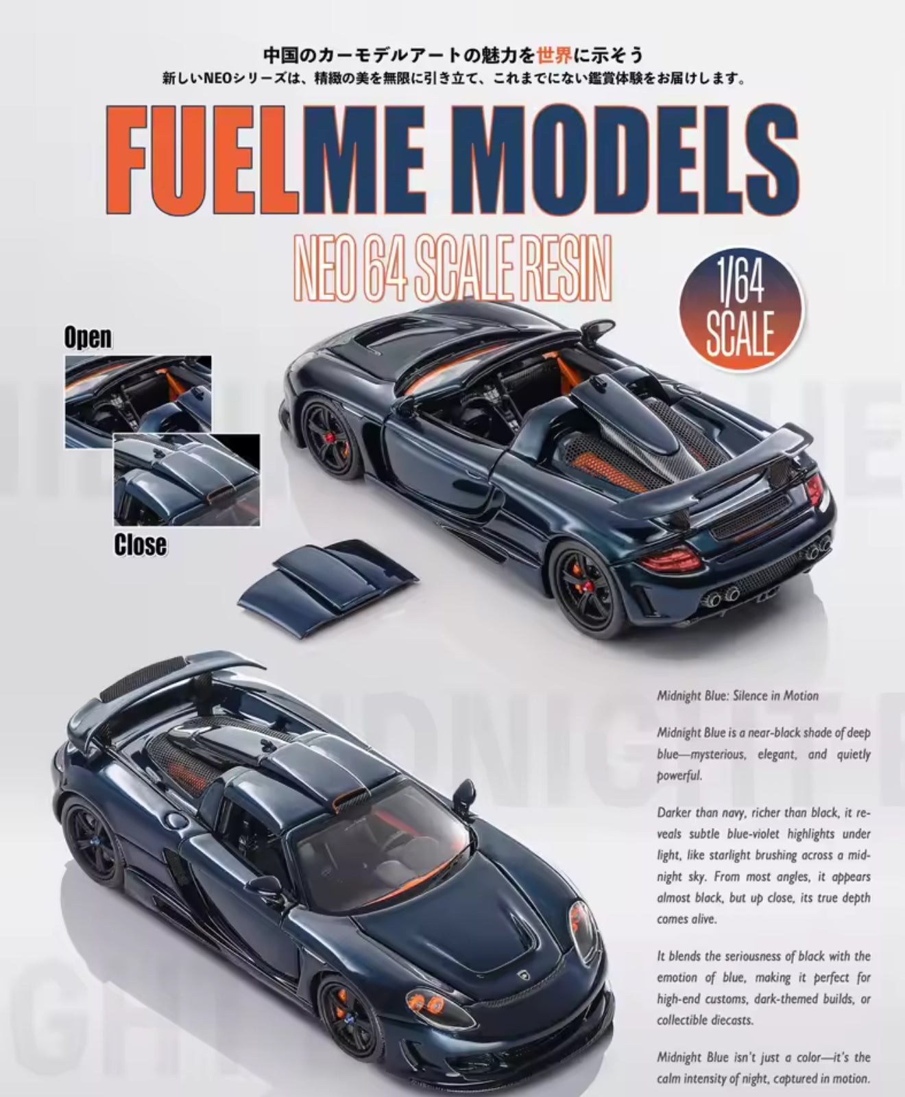 DMY Elegant Model1:64  Resin Model Car Limited edition Collection